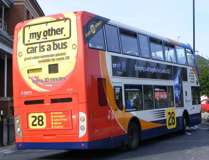 Stagecoach Midlands Scania N230UD ADL Enviro400 15670